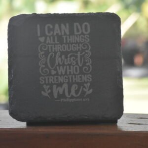 4 I can do Slate Coasters