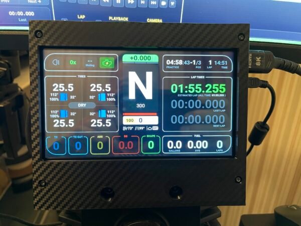 7 inch Digital Display Unit (DDU) for Sim Racing