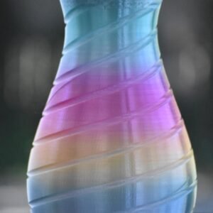 3D Printed Solar Vase: Unique Color Changing Decor