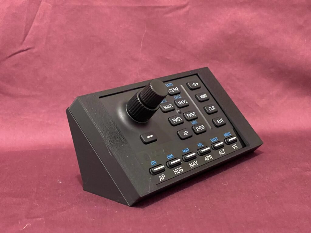 Octavi IFR-1 45 Degree Mounting Bracket for Logitech Pro Flight Radio Panel