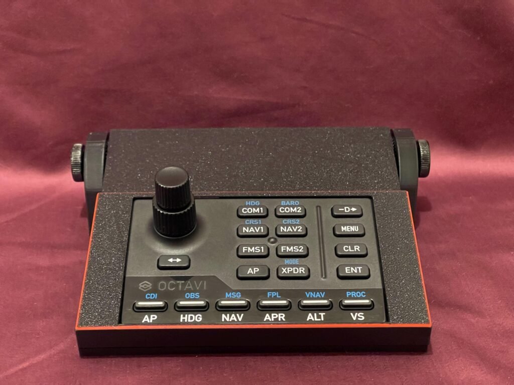 Octavi IFR-1/Logitech Pro Flight Radio Panel Rotating Under Desk Mounting Bracket