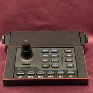 Octavi IFR-1/Logitech Pro Flight Radio Panel Rotating Under Desk Mounting Bracket